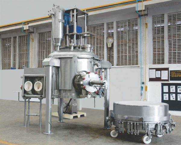 Agitated Nutsche Filter-Dryers, Sterile ANFD with Detachable Bottom and Isolator